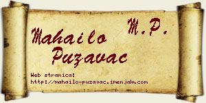 Mahailo Puzavac vizit kartica